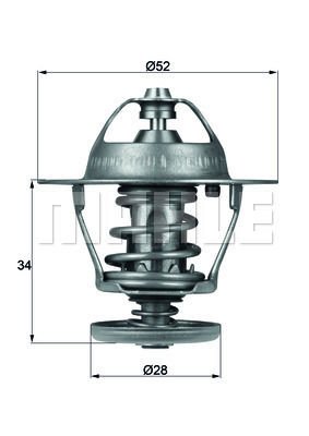 Ford Mondeo 2000-2007 Arası 2.2 TDCi Mahle Marka Termostat