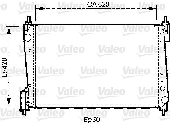 Opel Corsa 2006-2014 Arası 1.3 CDTI Valeo Marka Su Radyatörü