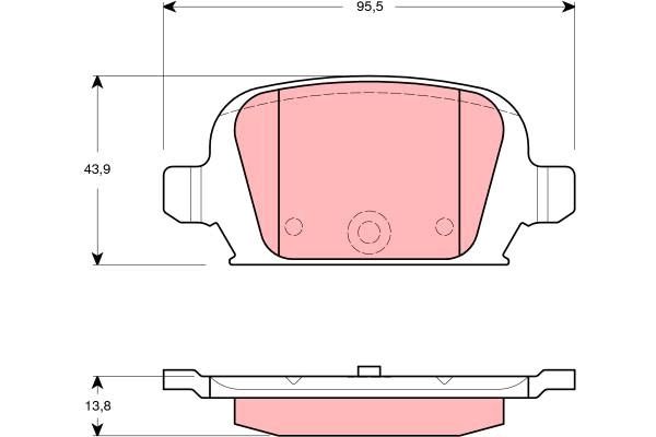 Opel Tigra 2004-2010 Arası 1.4 TRW Marka Arka Balata
