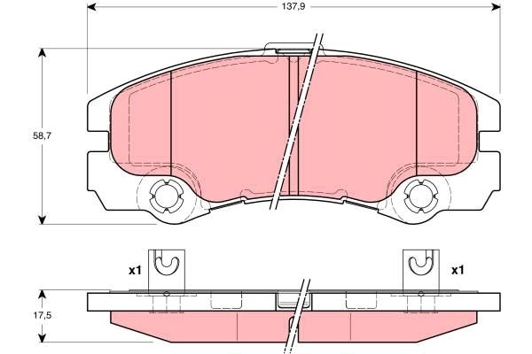 Opel Frontera 1998-2004 Arası 3.2 i TRW Marka Ön Balata