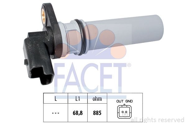 Fiat Punto Evo 2008-2012 Arası 1.3 D Multijet Facet Marka Krank Sensörü