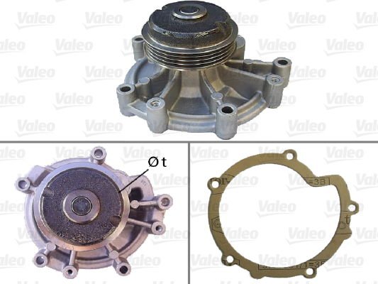 Peugeot 605 1989-1999 Arası 2.5 Turbo Diesel Valeo Marka Devirdaim Su Pompası