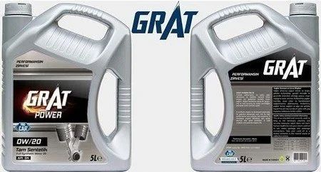 Egea 1.3 Euro 6 () 0W20 3.9 Litre Grat Motor Yağı GRT-600205