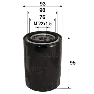Ford Transit 1977-2000 Arası 2.5 D Valeo Marka Yağ Filtresi