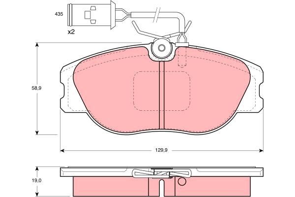 Alfa Romeo 164 1987-1998 Arası 3.0 24V TRW Marka Ön Balata