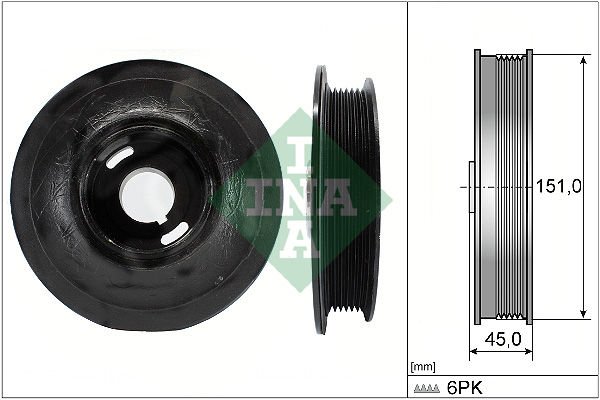 Opel Omega 1994-2005 Arası 2.0 DTI 16V INA Marka Krank Kasnağı