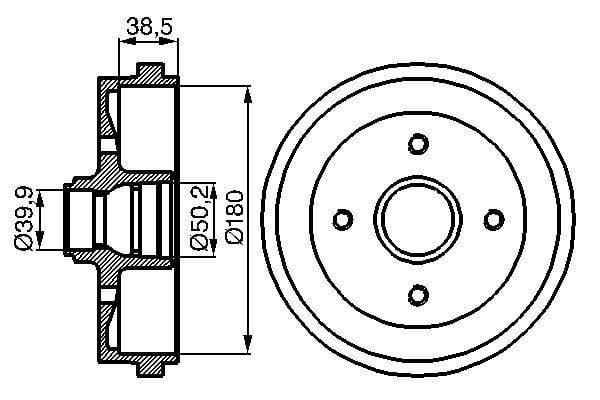 Audi 50 1974-1978 Arası 1.3 Bosch Marka Kampana