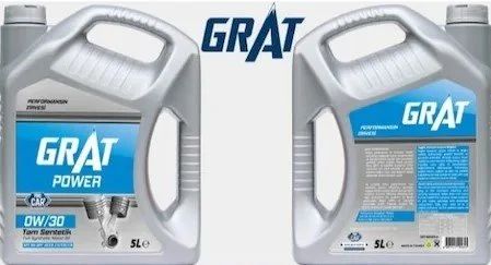 Egea 1.6 Multijet Euro 6 0W30 5 Litre Grat Motor Yağı GRT-600305/P