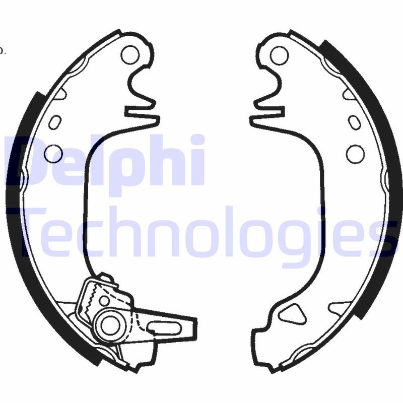 Peugeot 205 1983-2000 Arası 1.4 CJ Delphi Marka Pabuçlu Balata