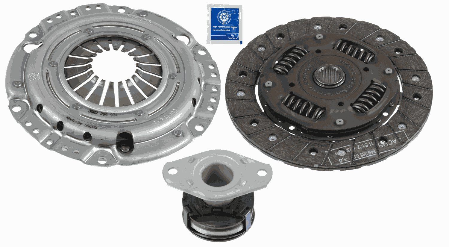 Skoda Fabia 1999-2008 Arası Sachs Marka Debriyaj Seti