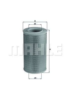 Citroen Jumper 1994-2002 Arası 1.9 TD Mahle Marka Hava Filtresi