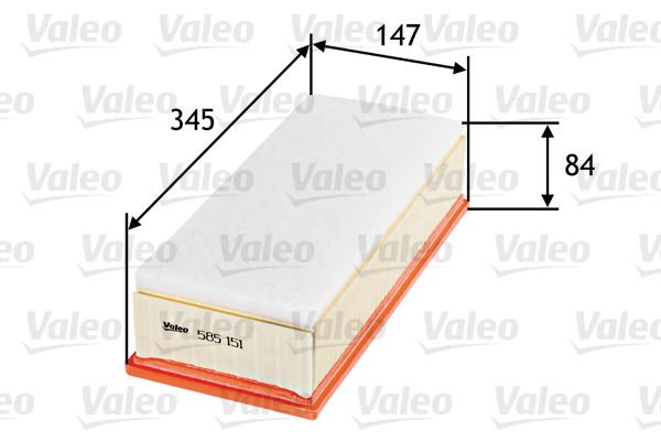 Peugeot 807 2002-2006 Arası 2.0 HDi Valeo Marka Hava Filtresi