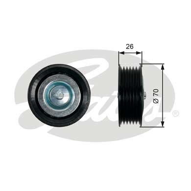 Fiat Punto 2005-2009 Arası 1.6 D Multijet Gates Marka Vantilatör Kayış Gergi Rulmanı