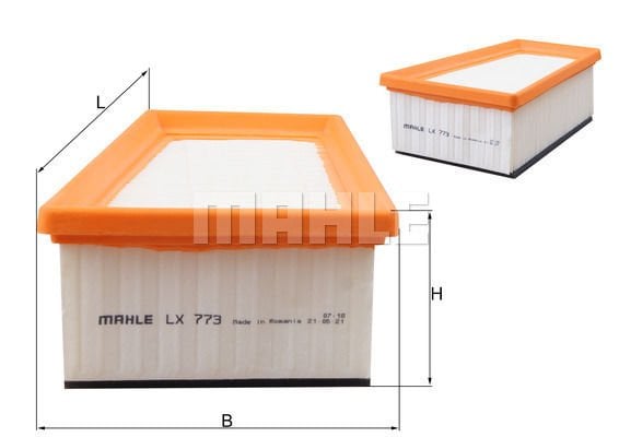 Renault Megane 1999-2012 Arası 1.6 16V Mahle Marka Hava Filtresi