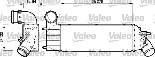 Fiat Ulysse 2002-2011 Arası 2.2 JTD, 2.0 JTD Valeo Marka Turbo Radyatörü