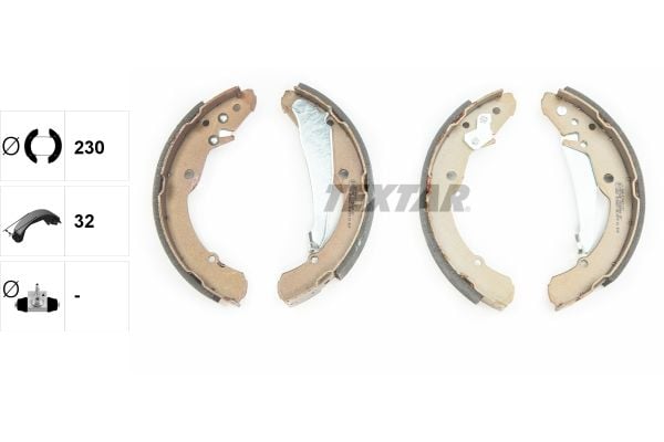 Volkswagen Caddy 1995-2004 Arası 75 1.6 Textar Marka Pabuçlu Balata