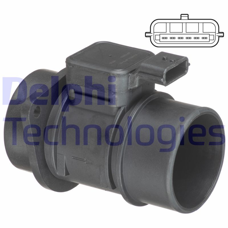 Renault Clio Symbol 1998-2002 Arası 1.5 dCi Delphi Marka Hava Debimetresi