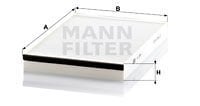Opel Astra 1998-2014 Arası 1.2 16V, 1.7 TD, 1.8 16V, 1.6 16V, 2.0 16V, 2.0 DI, 1.6 LPG, 1.4 LPG Mann Marka Polen Filtresi