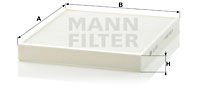 Opel Astra 1998-2009 Arası 1.7 TD, 1.6, 1.2 16V, 1.6 16V, 1.8 16V, 2.0 DI, 2.0 16V Mann Marka Polen Filtresi