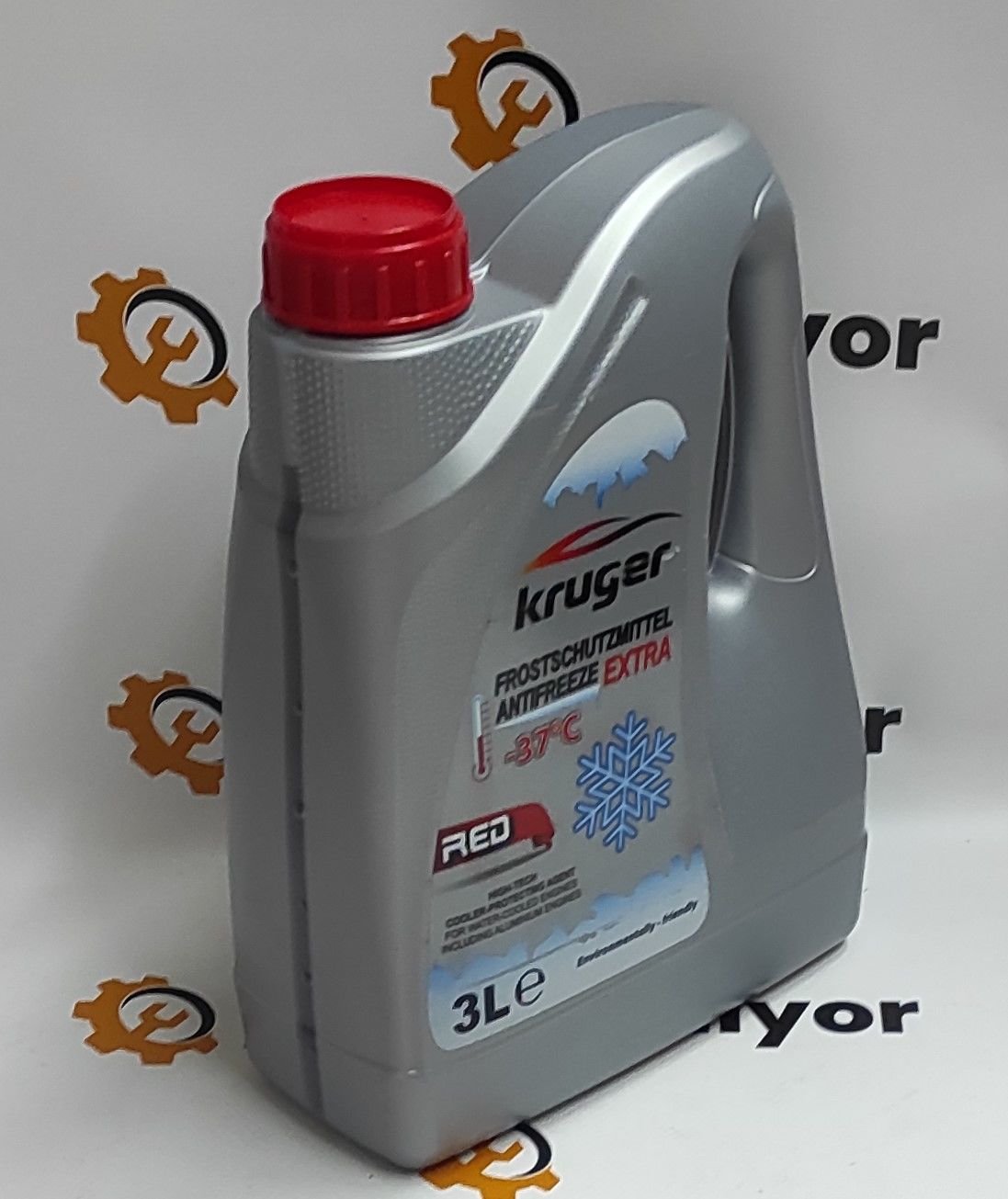 Antifiriz 3 Lt -37 Kırmızı Kruger KRG-ANTFK3-37