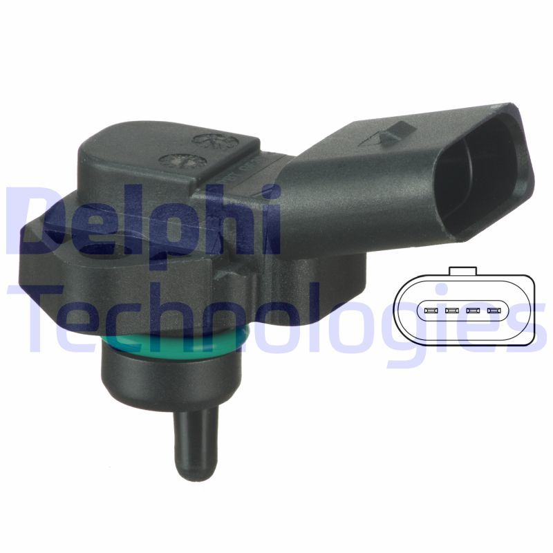 Volkswagen Polo 1994-2009 Arası 55 1.4, 60 1.4 Delphi Marka Map Sensörü
