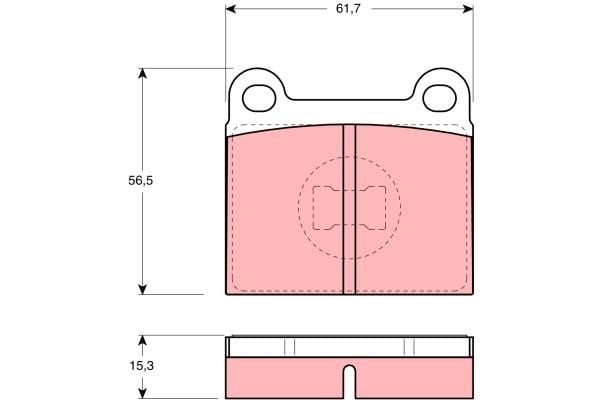 Volkswagen Polo 1975-1994 Arası 0.9 TRW Marka Ön Balata