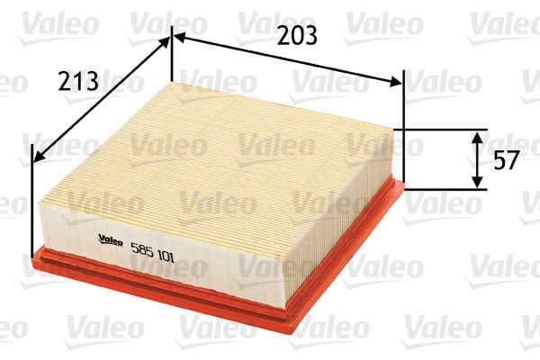 Fiat Doblo 2009-2014 Arası 1.4 Natural Power Valeo Marka Hava Filtresi