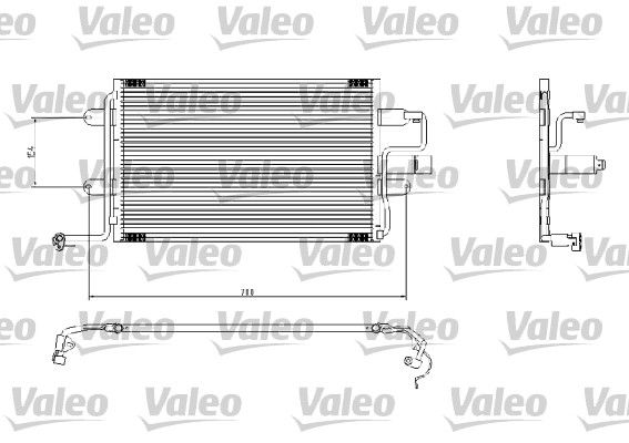 Volkswagen Golf 1997-2008 Arası 1.9 TDI Valeo Marka Klima Radyatörü