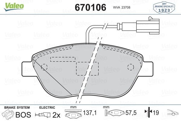 Fiat Punto Evo 2008-2012 Arası 1.3 D Multijet Valeo Marka Ön Balata