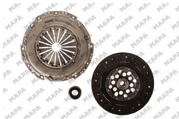 Peugeot 206 1998-2012 Arası 1.6 HDi 110 Mapa Marka Volanlı Debriyaj Seti