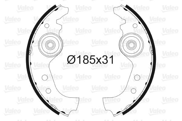 Fiat 127 1971-1996 Arası 0.9 Valeo Marka Pabuçlu Balata
