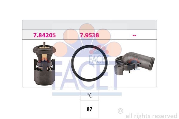 Audi A2 2000-2005 Arası 1.4 Facet Marka Termostat