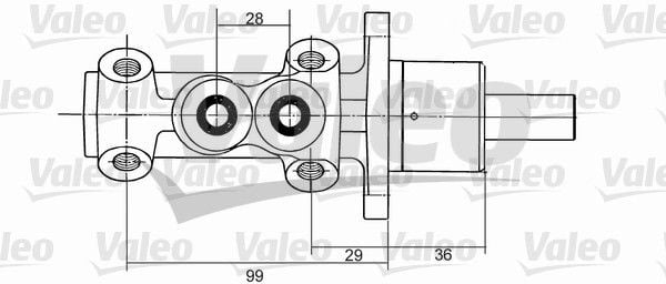 Volkswagen Passat 1988-1997 Arası 1.8 Valeo Marka Fren Ana Merkezi
