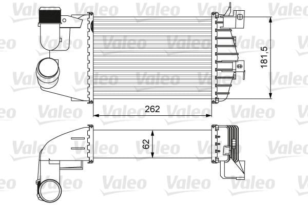 Opel Zafira 2005-2019 Arası 1.7 CDTI Valeo Marka Turbo Radyatörü