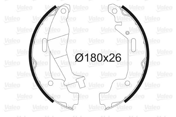 Opel Agila 2000-2007 Arası 1.0 12V, 1.2 16V Valeo Marka Pabuçlu Balata