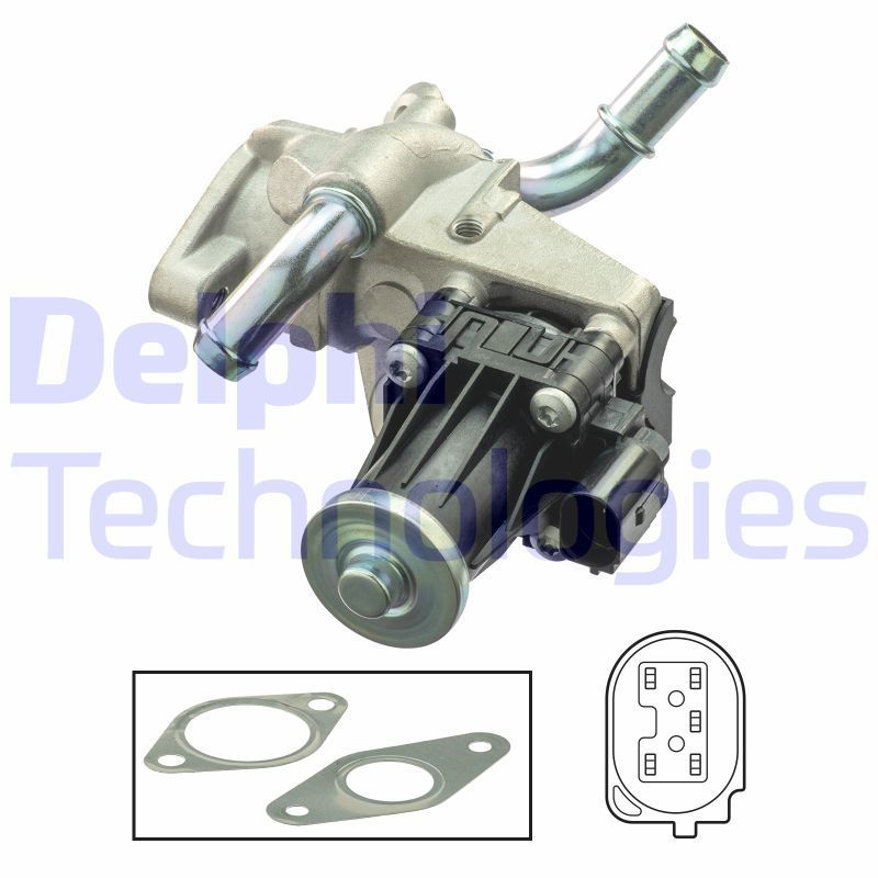 Peugeot Boxer 2005-2010 Arası 2.2 HDi 110, 2.2 HDi 130, 2.2 HDi 150 Delphi Marka EGR Valfi