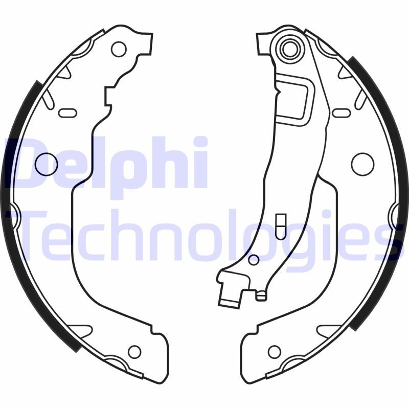 Peugeot 208 2012-2016 Arası 1.4 HDi Delphi Marka Pabuçlu Balata