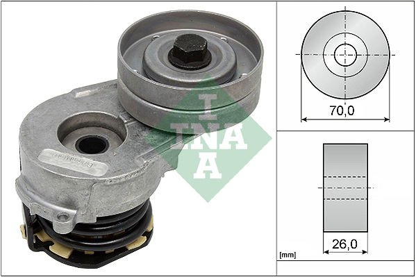 Opel Zafira 2005-2015 Arası 1.7 CDTI VAN INA Marka Vantilatör Kayış Gergi Rulmanı