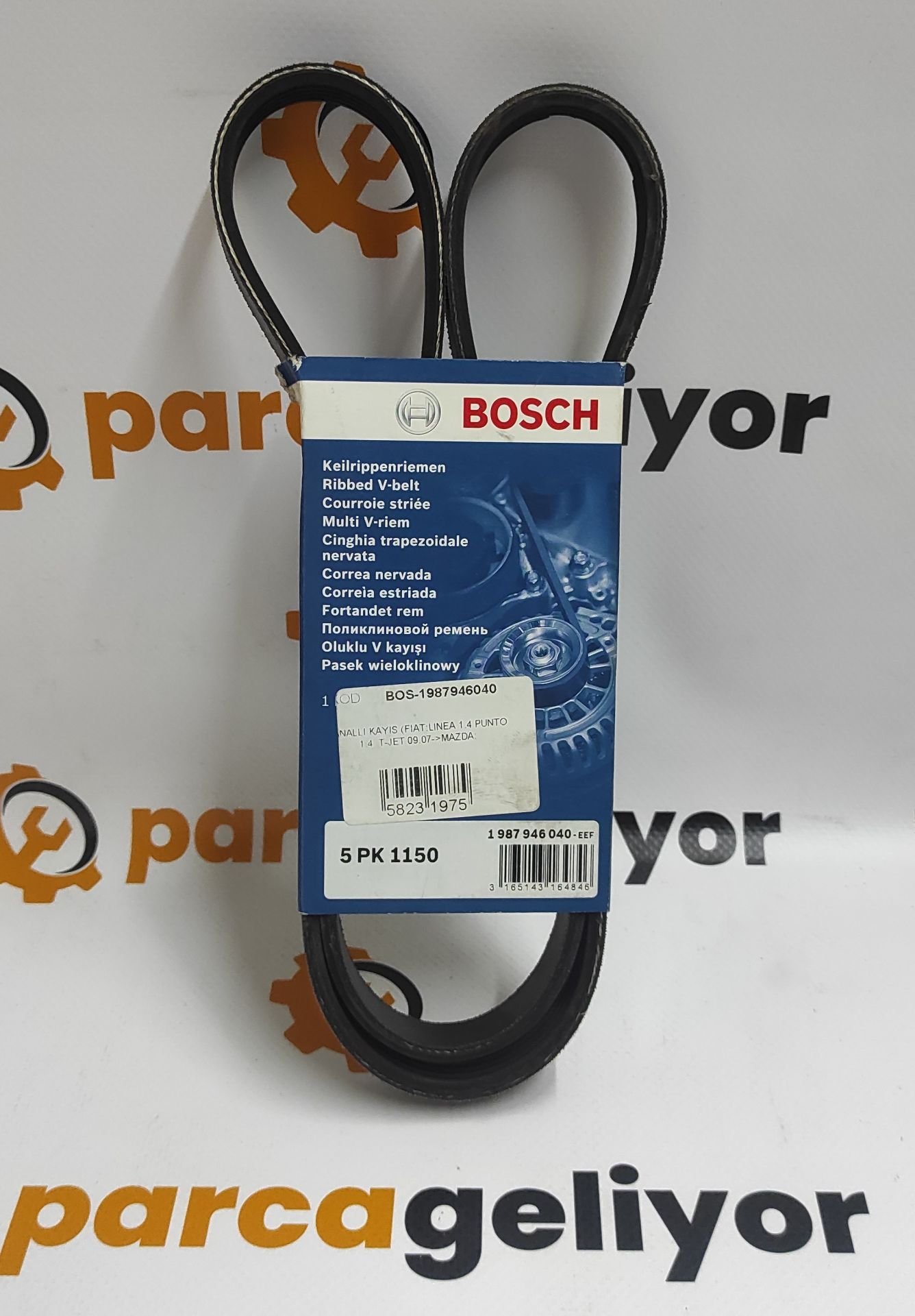 Linea 1.4 Klimalı V kayışı Bosch BOS-1987946040