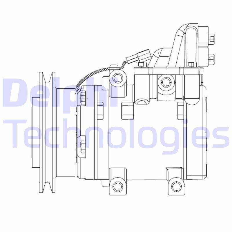 Ford Ranger 1997-2011 Arası 2.5 TDdi Delphi Marka Klima Kompresörü