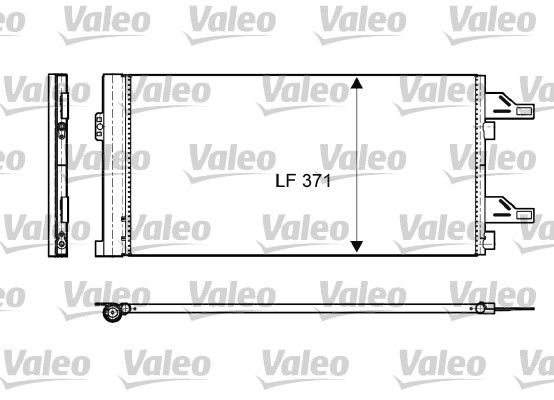 Fiat Ducato 2006-2010 Arası 140 Natural Power, 115 Multijet 2,0 D, 150 Multijet 3,0 D, 150 Multijet 2,3 D, 130 Multijet 2,3 D Valeo Marka Klima Radyatörü