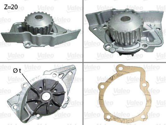 Citroen C15 1984-2006 Arası 1.8 D Valeo Marka Devirdaim Su Pompası