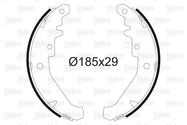 Fiat Palio 1996-2000 Arası 1.4 Valeo Marka Pabuçlu Balata