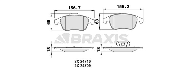 Renault Laguna 2007-2015 Arası 2.0 dCi GT Braxis Marka Ön Balata