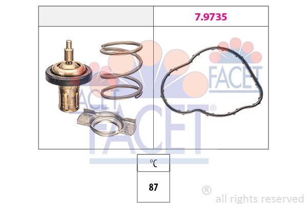 Dacia Duster 2010-2018 Arası 1.5 dCi Facet Marka Termostat