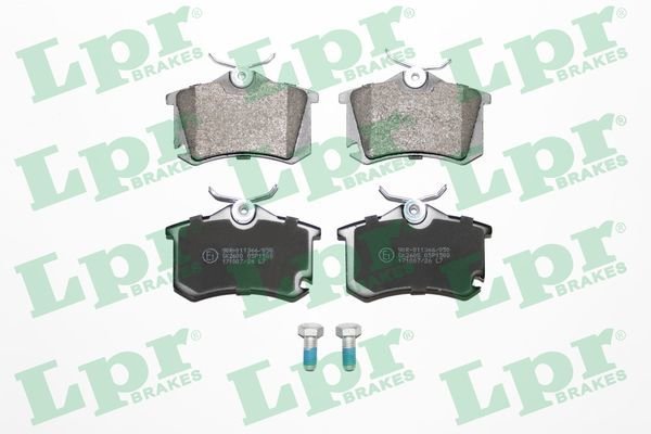 Volkswagen Golf 2003-2010 Arası 1.4 16V, 1.9 TDI, 2.0 TDI 16V LPR Marka Arka Balata