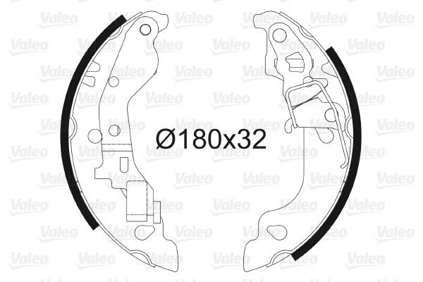 Fiat Punto 1999-2012 Arası 1.2 16V 80 Valeo Marka Pabuçlu Balata