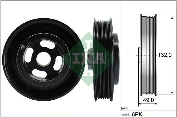 Ford Focus 2010-2014 Arası 1.6 Ti INA Marka Krank Kasnağı