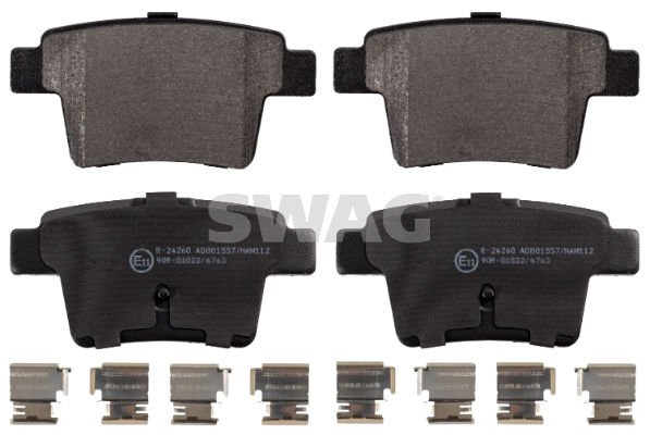 Ford Mondeo 2000-2007 Arası 2.2 TDCi, 2.5 V6 24V, 2.0 16V, 2.0 16V DI / TDDi / TDCi, 1.8 16V, 2.0 16V TDDi / TDCi Swag Marka Arka Balata