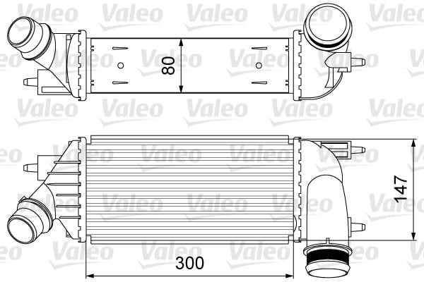 Peugeot 807 2002-2006 Arası 2.0 HDi Valeo Marka Turbo Radyatörü